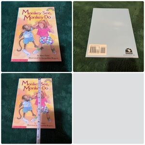 Scholastic 'Monkey See, Monkey Do' Kids Book -